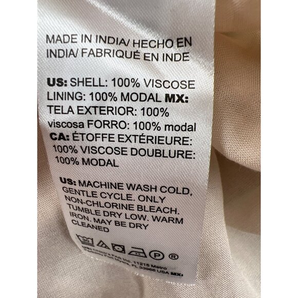 Chico's Maxi Skirt Size 2.5 Gathered Pleated Panels Multicolor Sz 14 NWT - Picture 7 of 7